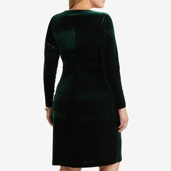 Ralph Lauren Velvet Dress NWT size 2 - Picture 4 of 10